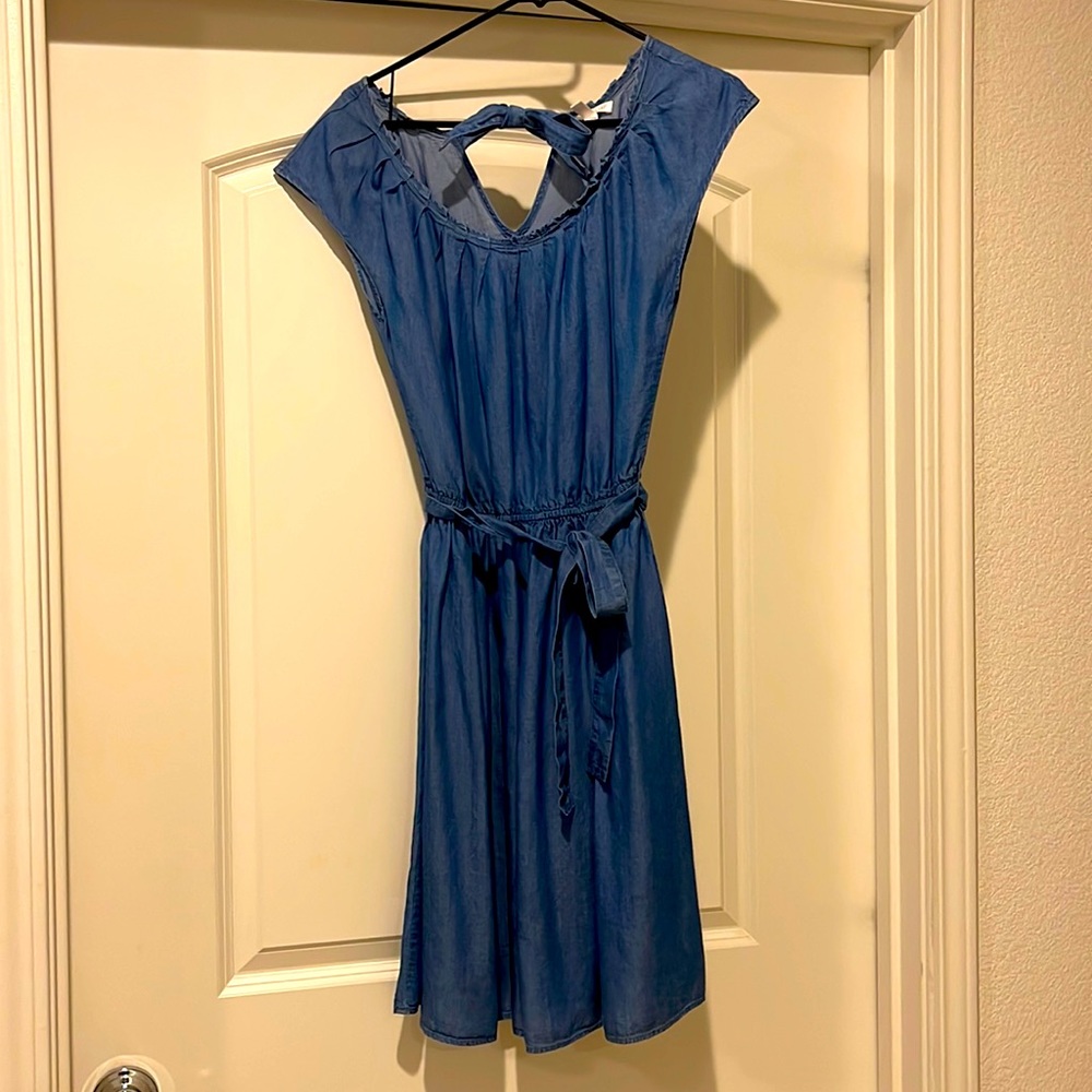 Lauren Conrad spring sunmery denim dress